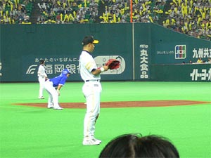 コカコーラシートで観戦　小久保センシュ